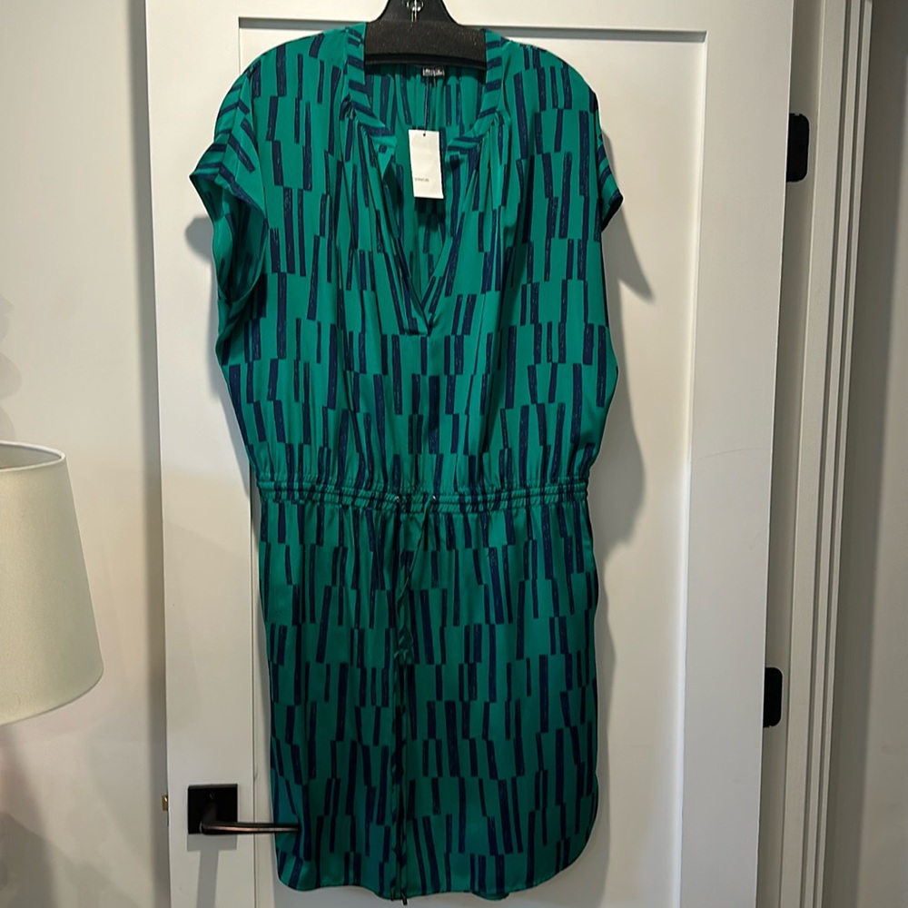 Teal / Navy Vince Dress - NWT Size XL